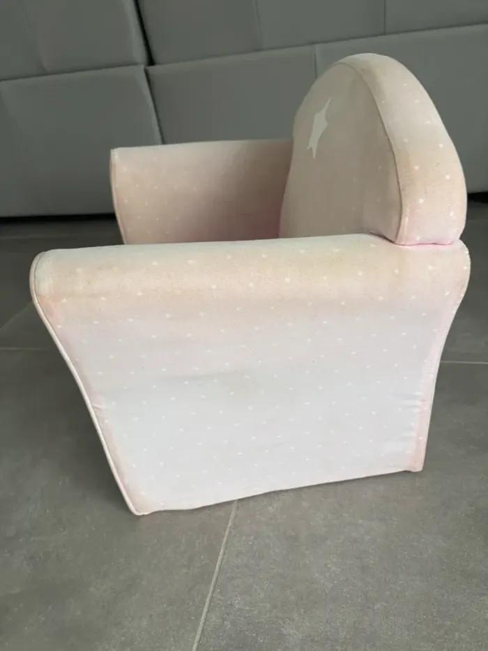 Fauteuil enfant rose - photo numéro 4