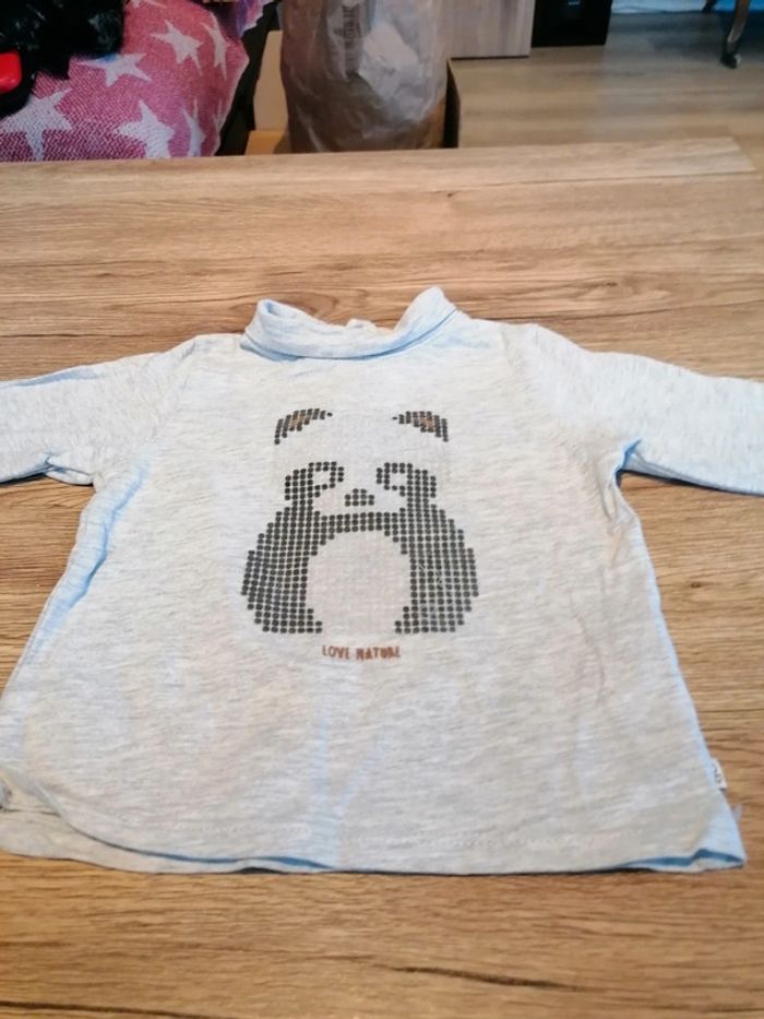 Tee shirt panda - photo numéro 2