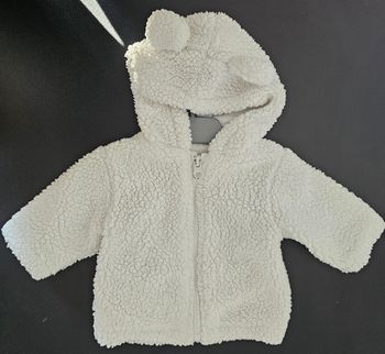 Manteau moumoute taille 1 mois