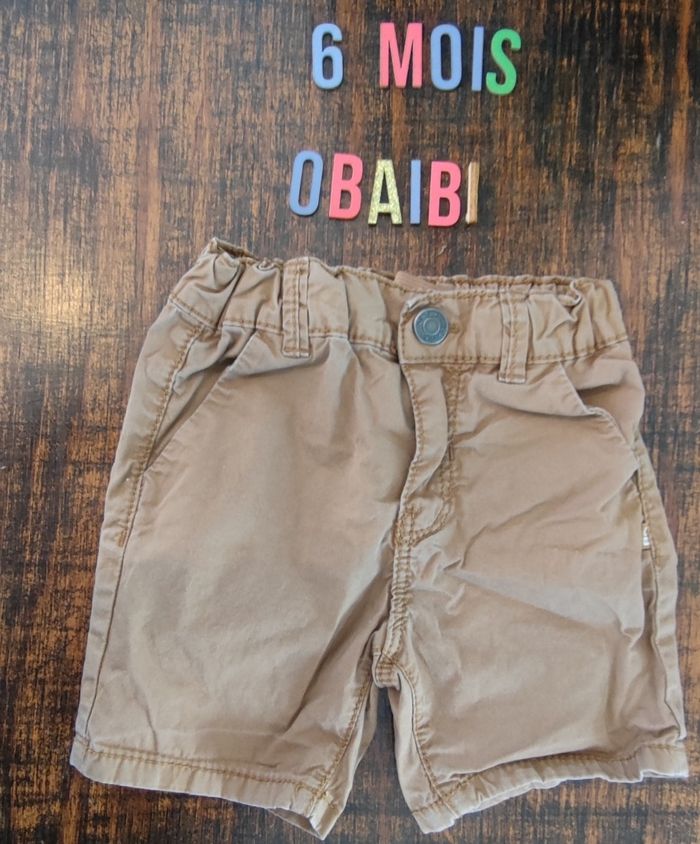 Short marron 6 mois