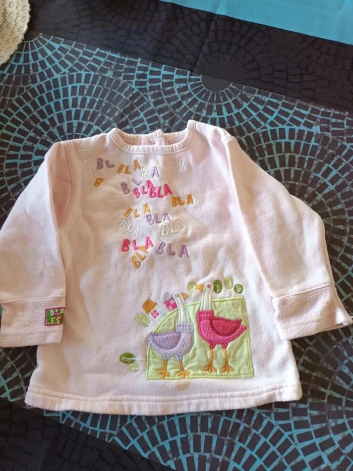 Pull fille 18 mois dpam