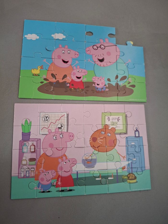 Lot de 5 puzzles Peppa Pig 3ans - photo numéro 3