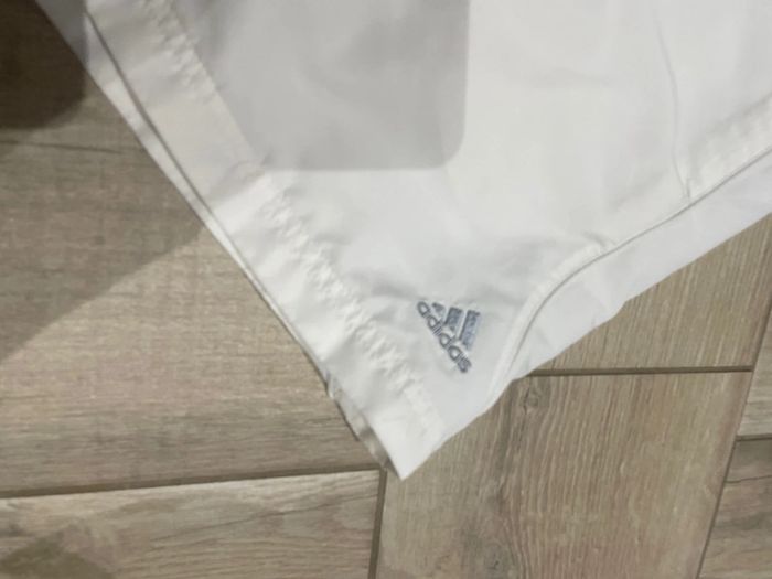 Short de sport blanc adidas climalite - photo numéro 2