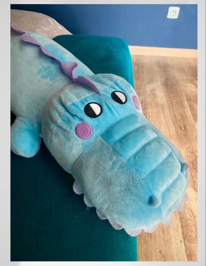 Peluche crocodile 65 cm King jouet - neuve