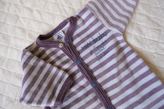 Pyjama rayé - Petit bateau - photo numéro 2