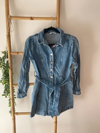 Robe chemise en jean