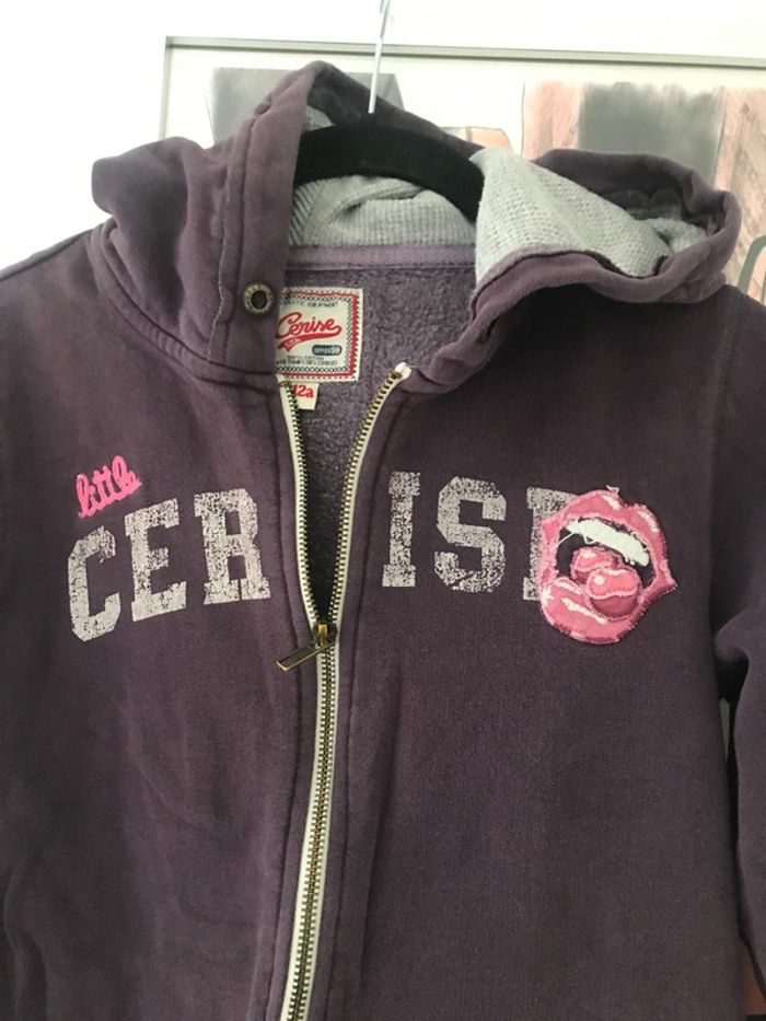 Veste à capuche Little temps des cerises 12 ans - photo numéro 3