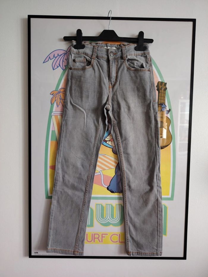 Jean slim gris clair – Taille 9 ans