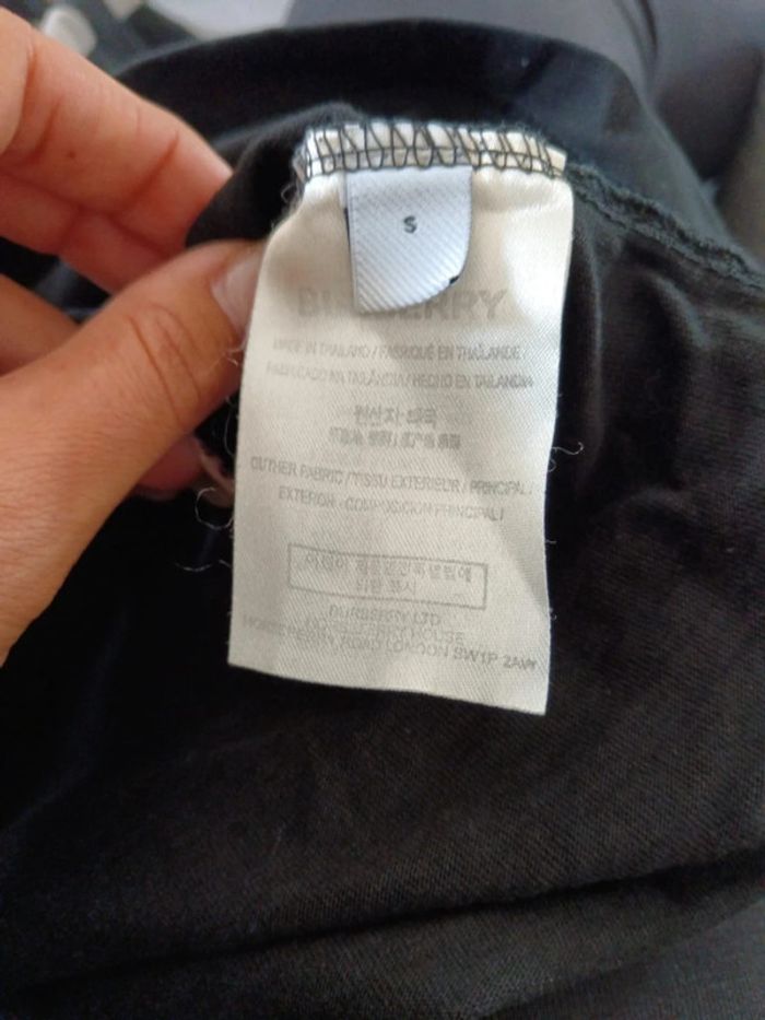 C58 t-shirt noir Burberry S - photo numéro 4