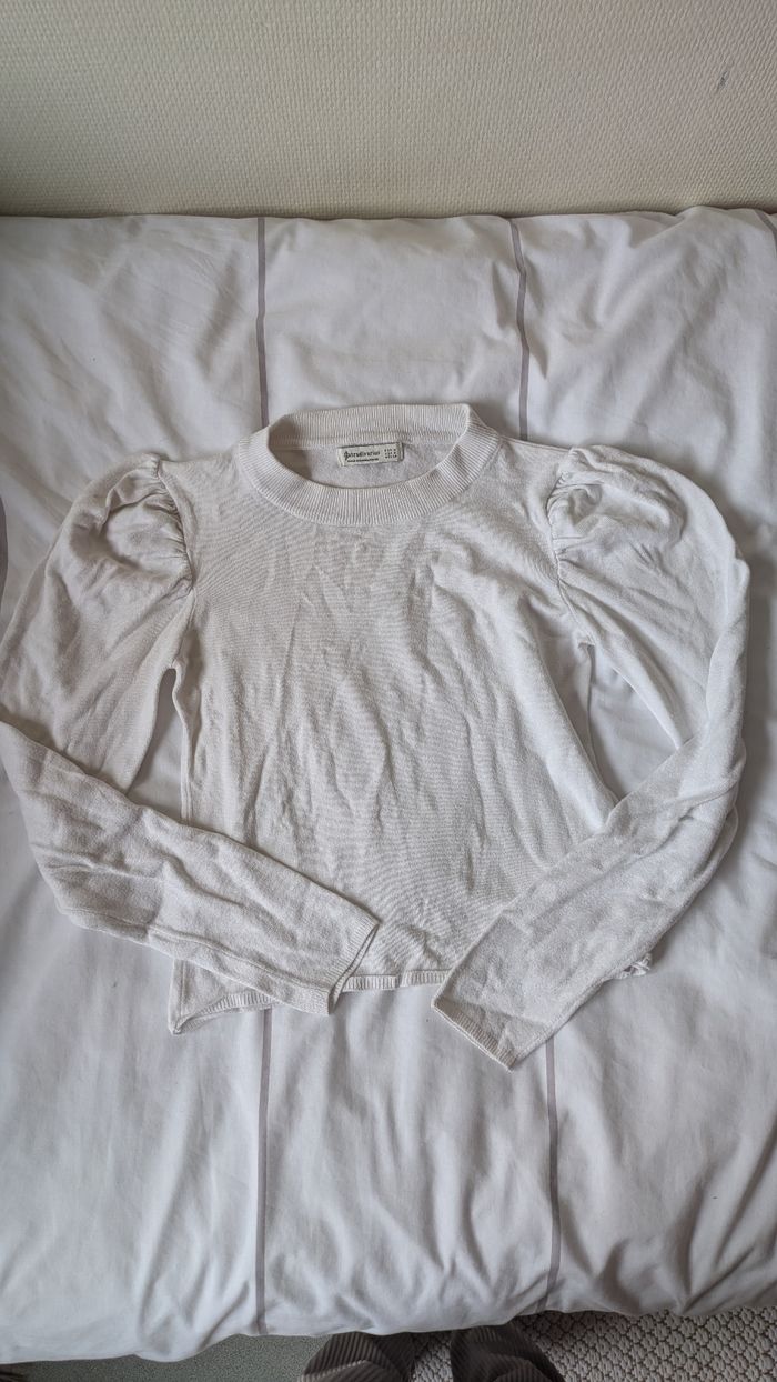 Pull blanc stradivarius