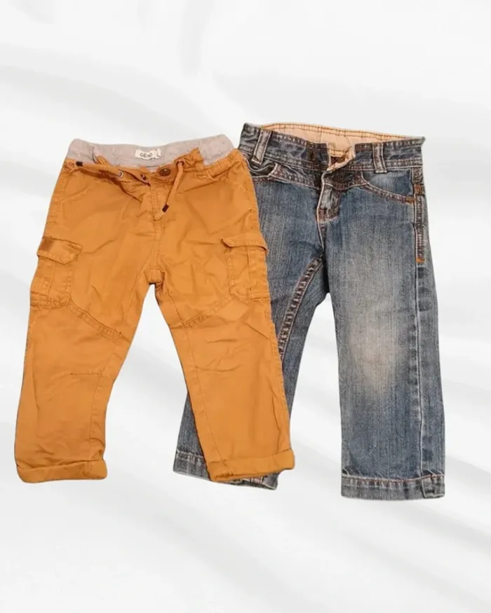 Lot de 2 pantalons 24 mois - photo numéro 2