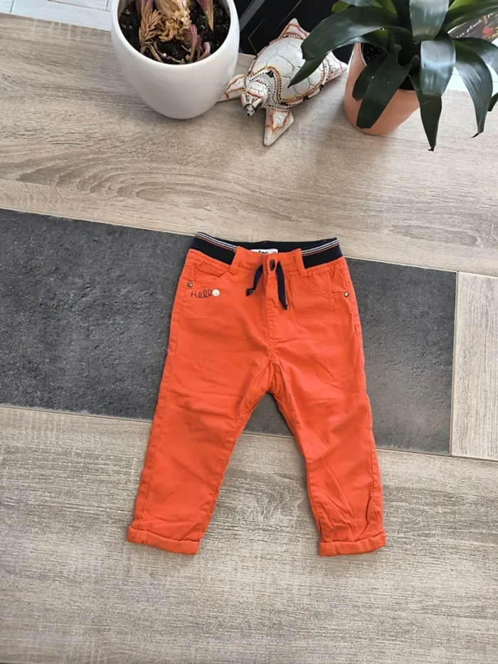 Pantalon coupe Chino doublé confortable garçon 18 mois Gémo - photo numéro 2