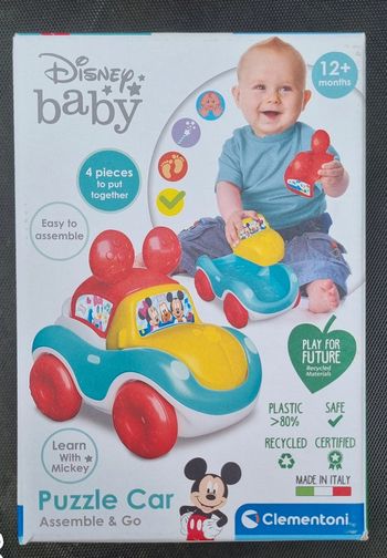 Voiture puzzle mickey