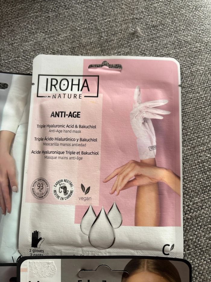 Lot masque mains pieds visage - photo numéro 3