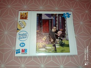 Puzzle + poster, Moi moche et méchant, 45 pièces, MB