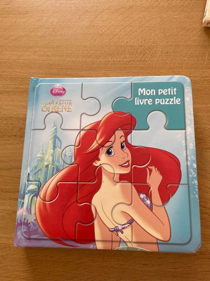 Mon livre puzzle la petite sirène