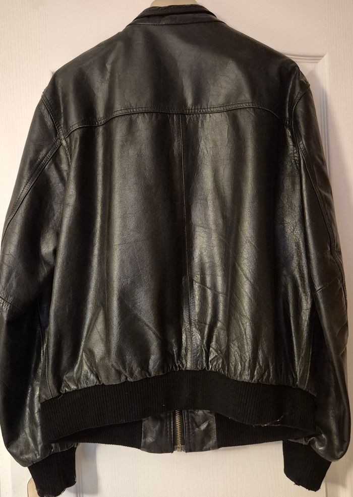 Blouson cuir véritable homme - photo numéro 2