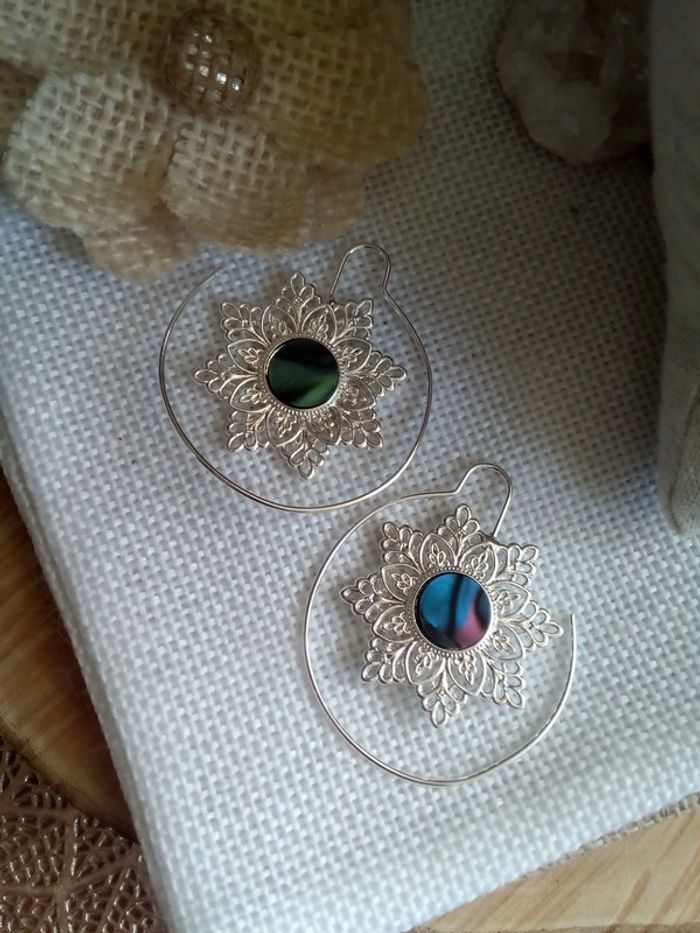 Créoles en acier inoxydable