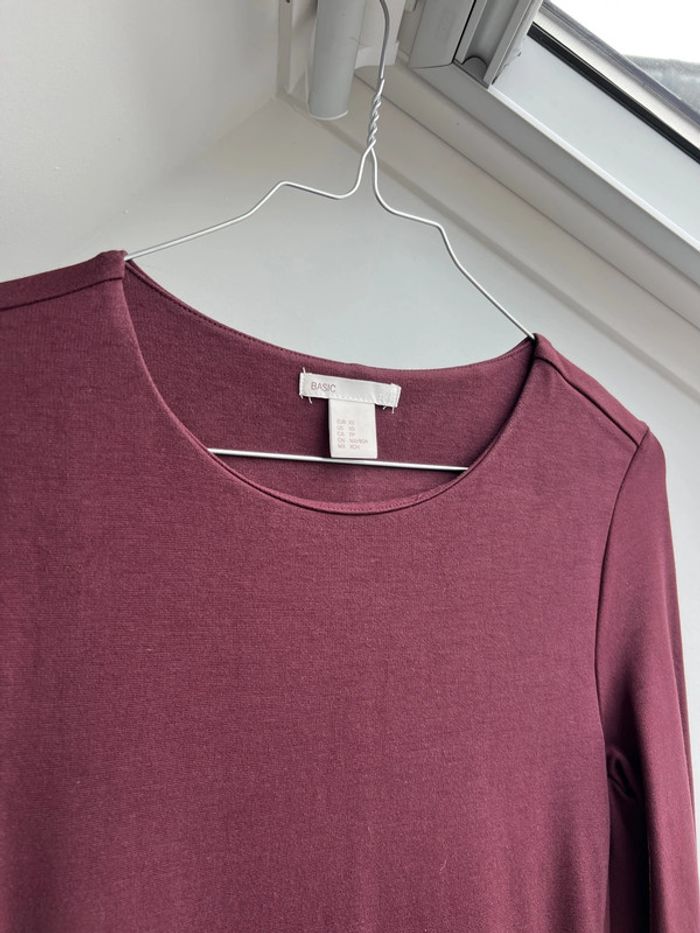 Robe prune H&M - photo numéro 3