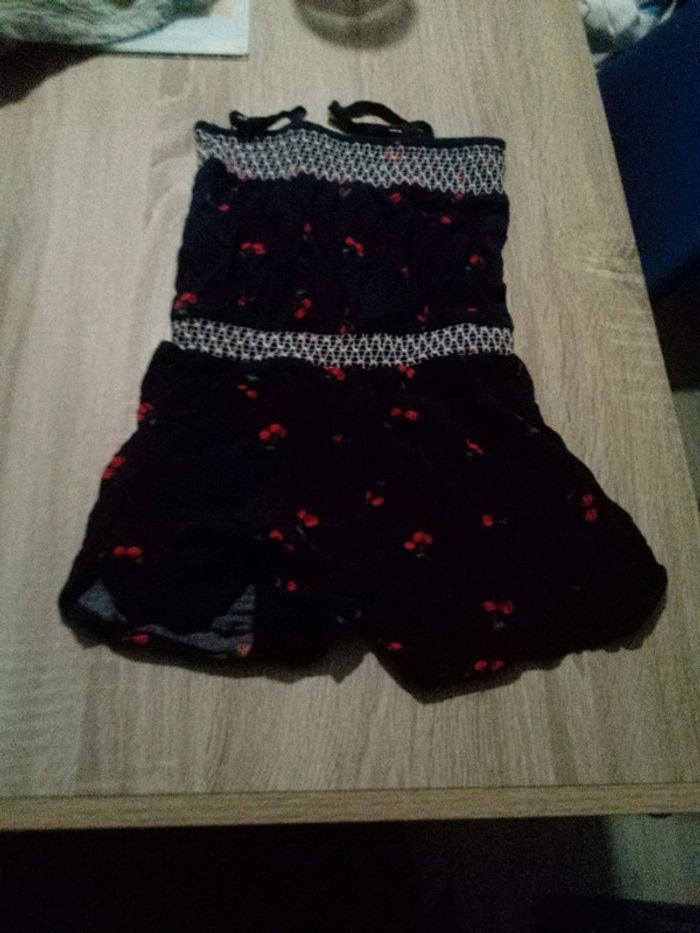 Combi short bleu Cerises