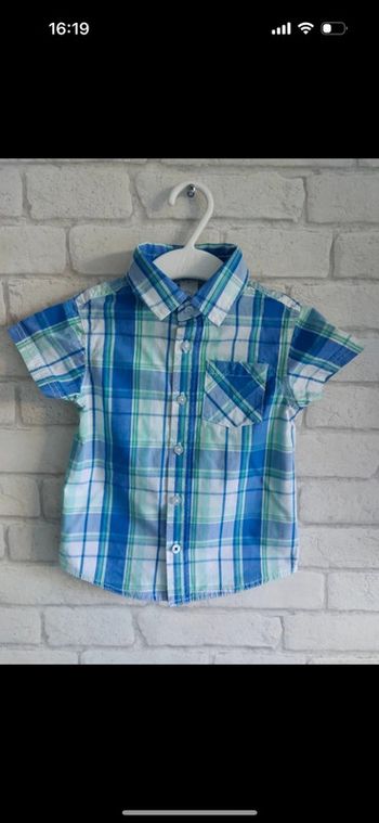 Chemise manches courte C&A taille 2 ans
