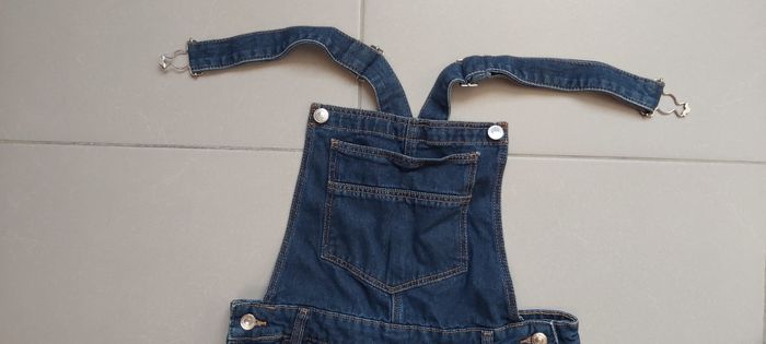 Salopette short en jeans 36 - photo numéro 3