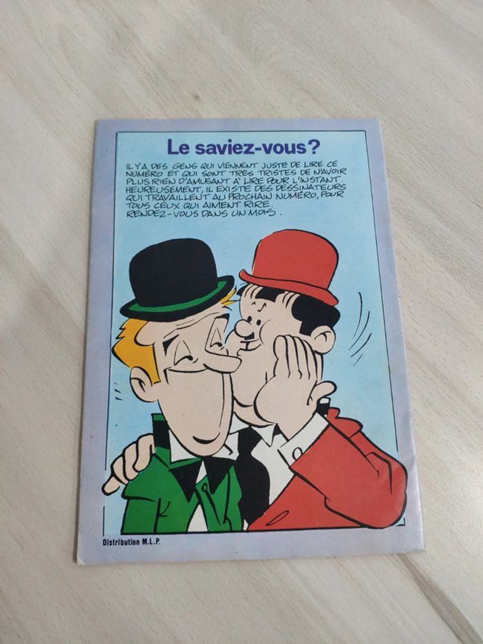Magazine mensuel en couleurs Laurel et Hardy 32 vintage 1982 - photo numéro 2