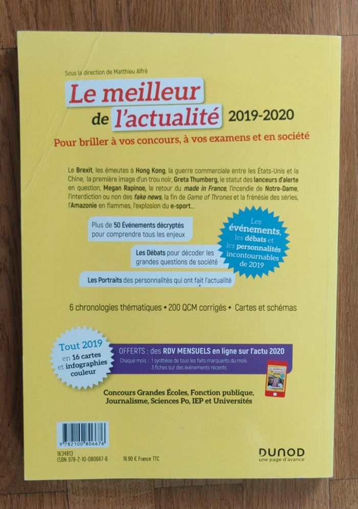 Livre Le meilleur de l'actualité 2019 2020 - photo numéro 2