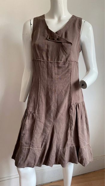 Robe marron Armand Thiery taille 38