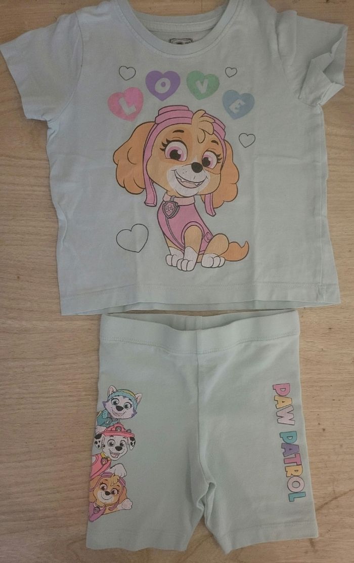 Ensemble short pat patrouille