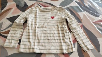 Tee short manche longue fille 3 ans 