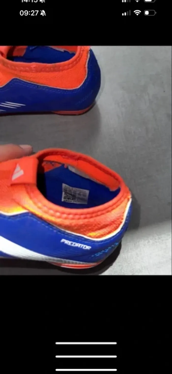 Chaussure de foot t30 adidas predator - photo numéro 3