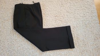 Pantacourt large à revers