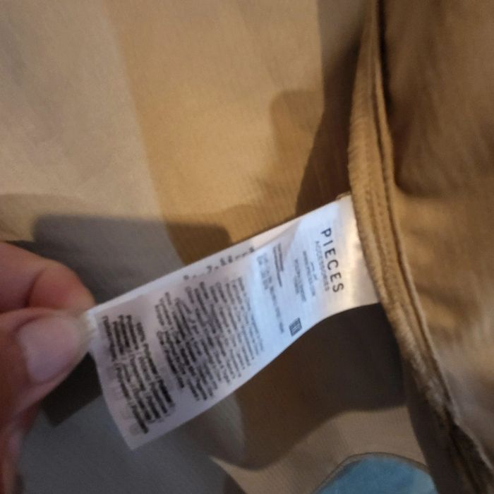 Veste / Surchemise en Velours Côtelé - Beige / Crème 🧥 Marque Pieces - Taille M - photo numéro 10