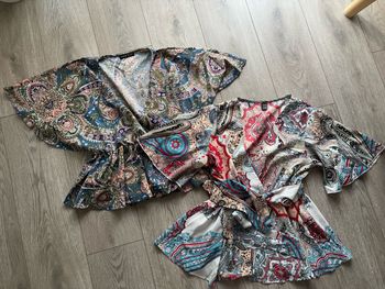 Lot de 2 tops peplum