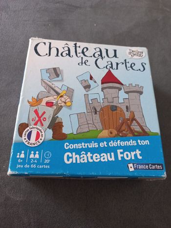 Jeu château de cartes France cartes
