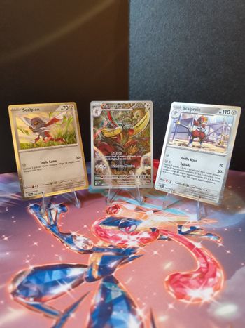 Carte pokémon neuve 🇨🇵 Scalpereur promo svp130 +évolution Holo