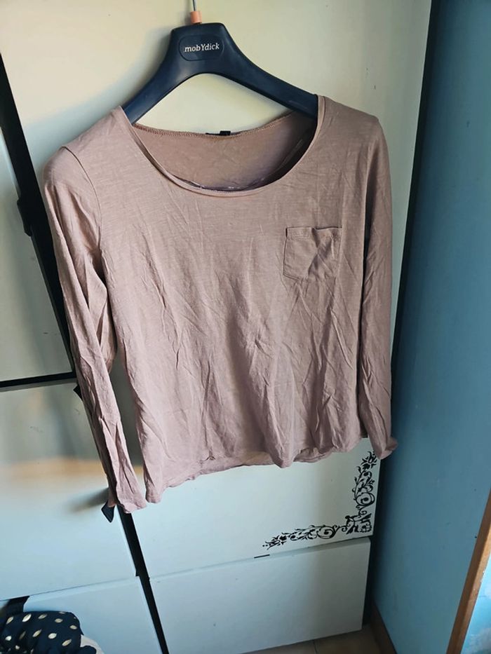 Tee-shirt manche longue kiabi