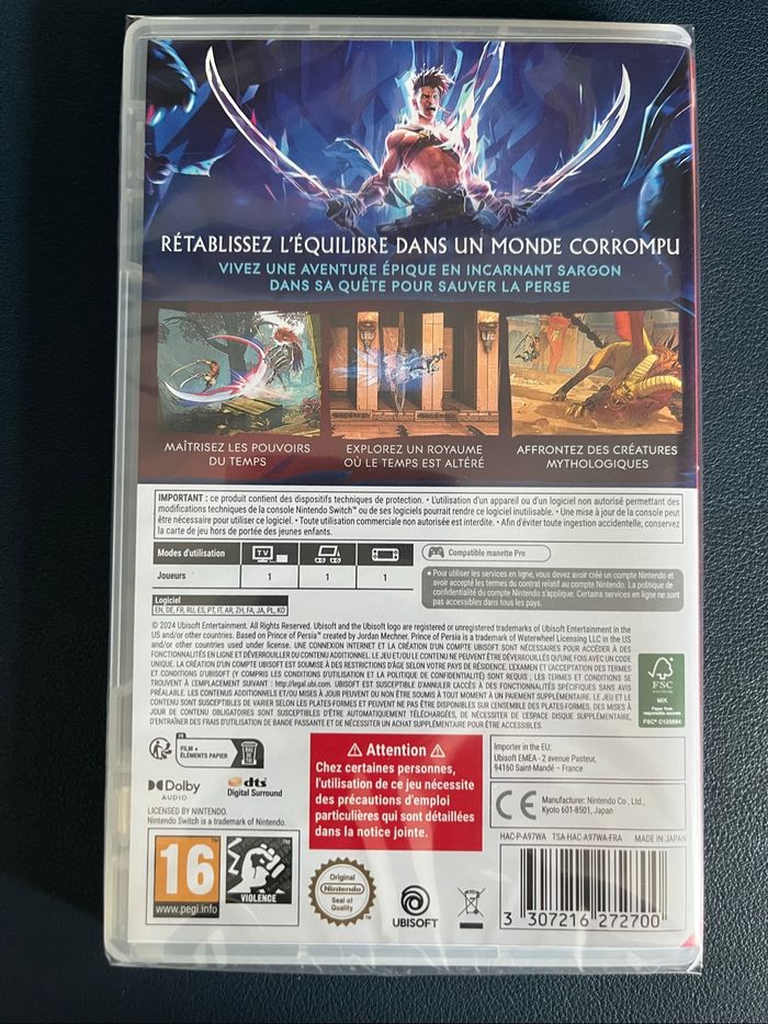 Jeu Nintendo Switch Prince of Persia neuf - photo numéro 2