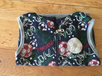 Veste zippée sans manche 6 ans