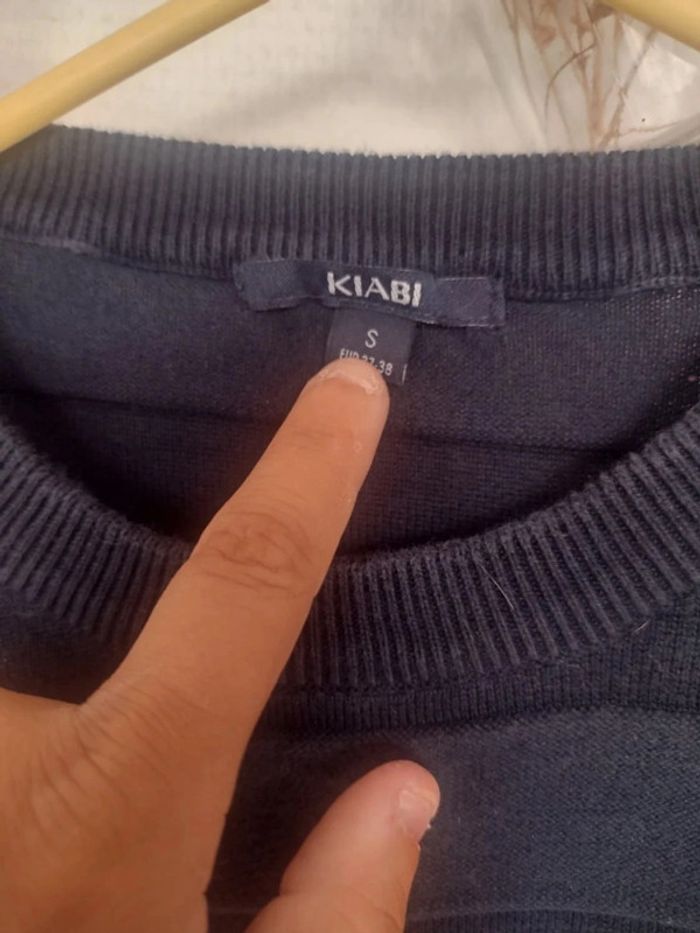 Pull fin Kiabi homme taille S 36 - photo numéro 2