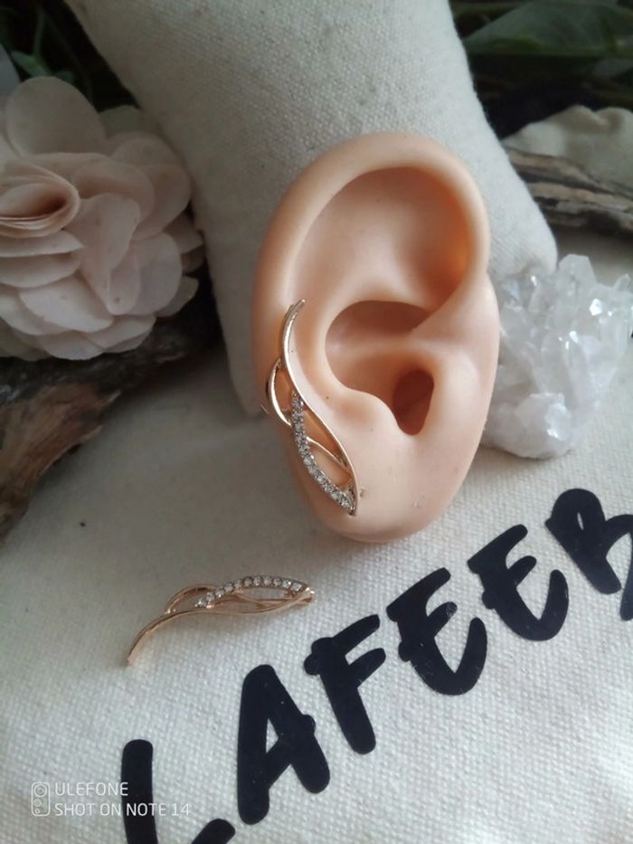 Boucles bohèmes flammes montantes