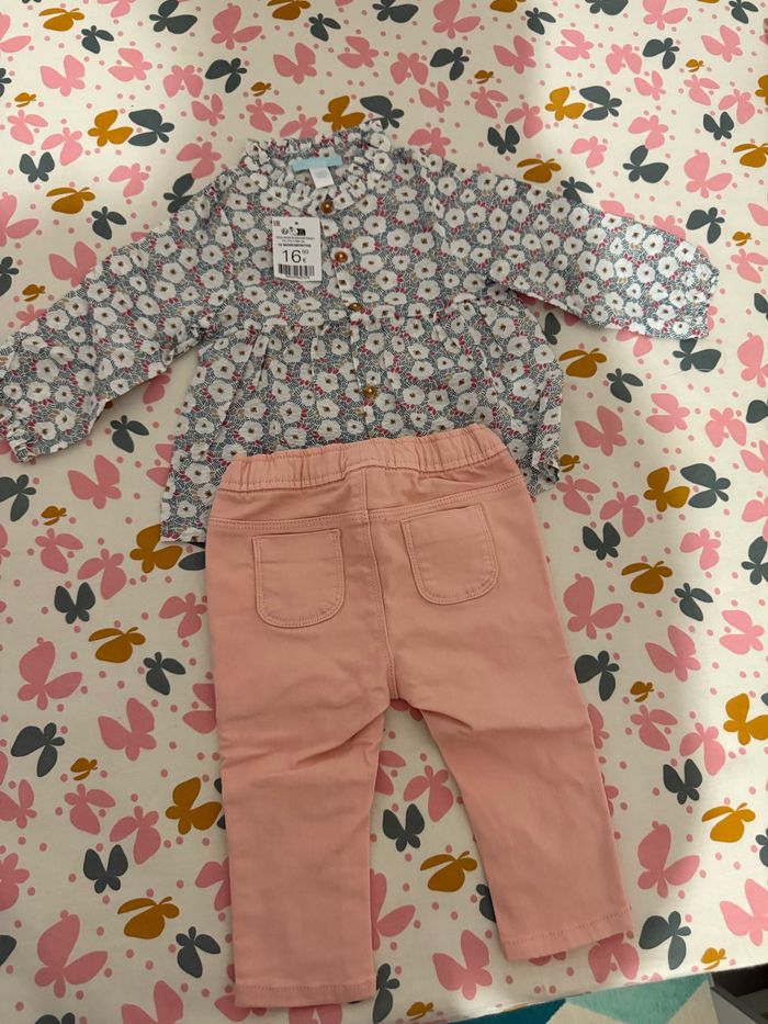 Lot vêtements bébé fille 12 mois - photo numéro 7