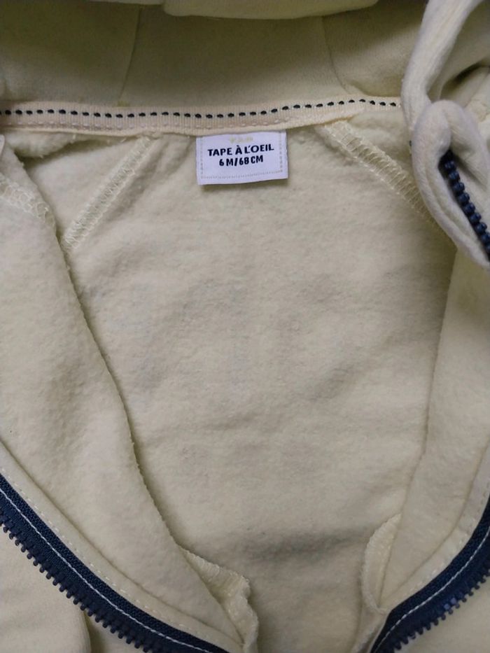 Veste molletonné taille 6 mois - photo numéro 2
