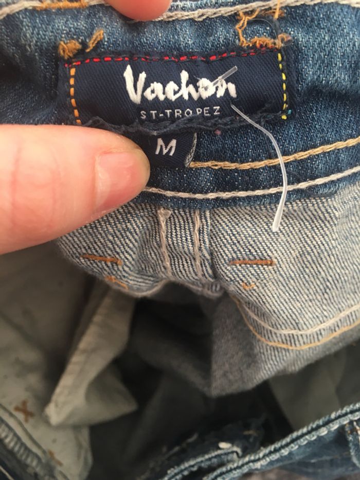 Jupe en jean taille M marque Vachon saint Tropez - photo numéro 5