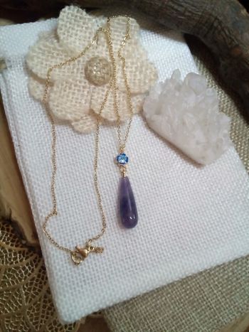 Collier améthyste 💜.