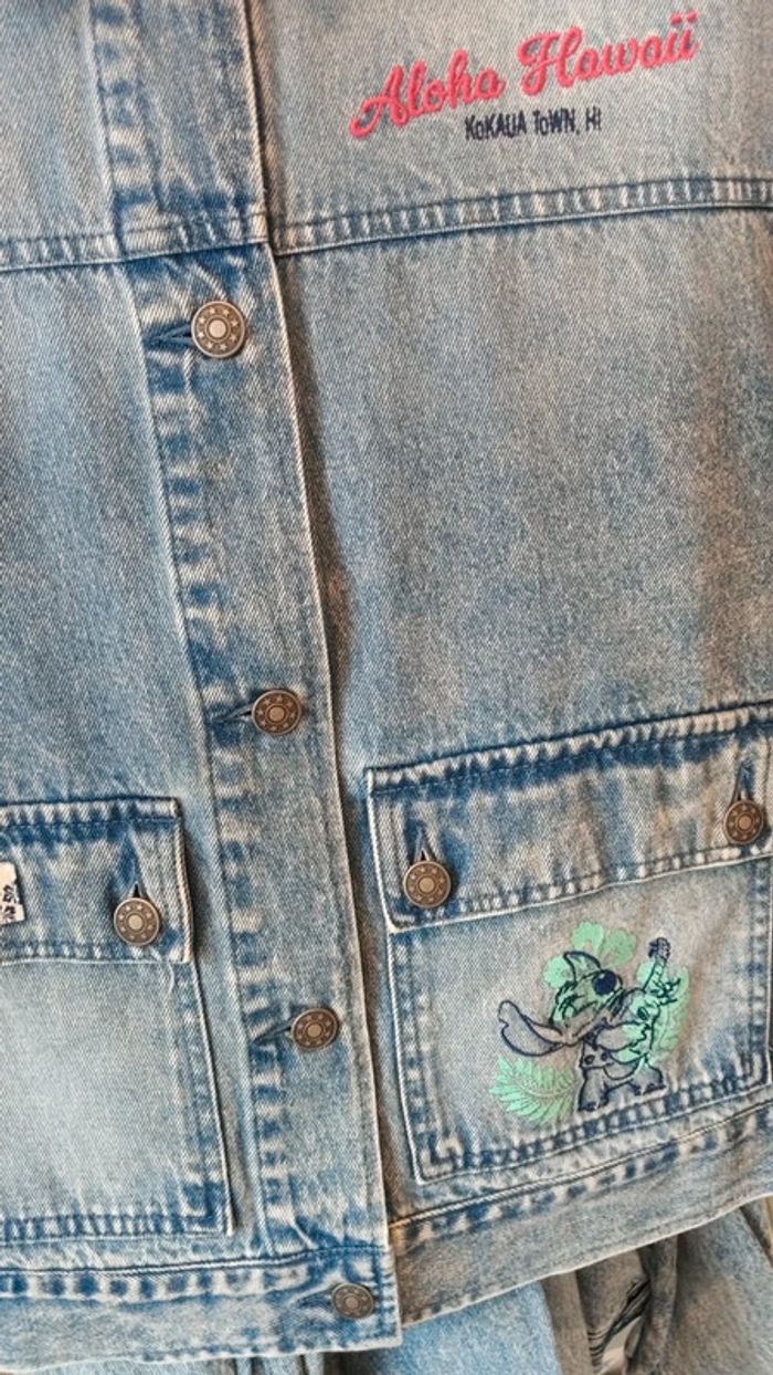 Veste en jeans stitch Disney - photo numéro 2