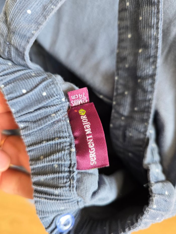 Vêtement Bébé Fille - Salopette - Sergent Major - 12 mois 74 cm - photo numéro 7