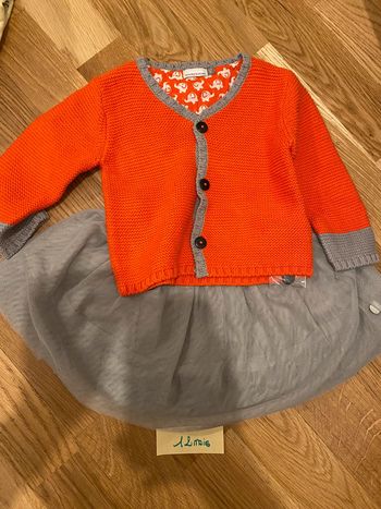Gilet + jupe 12 mois