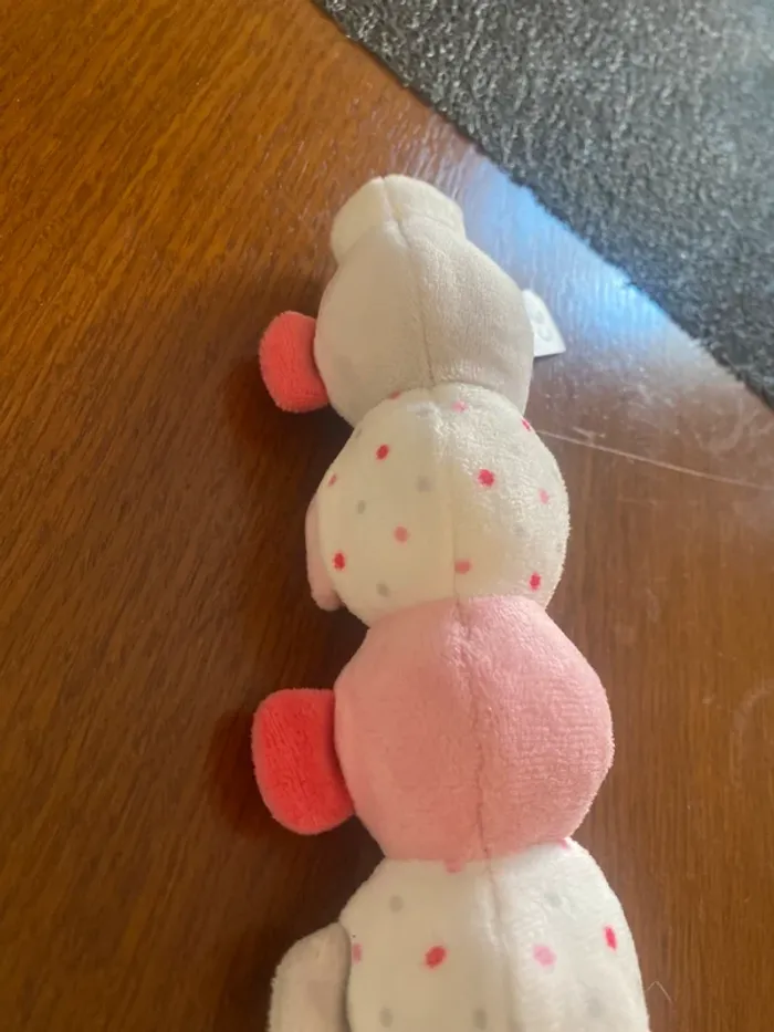 Doudou chenille tout doux 🩷 compagnon idéal pour bébé 👶 - photo numéro 3